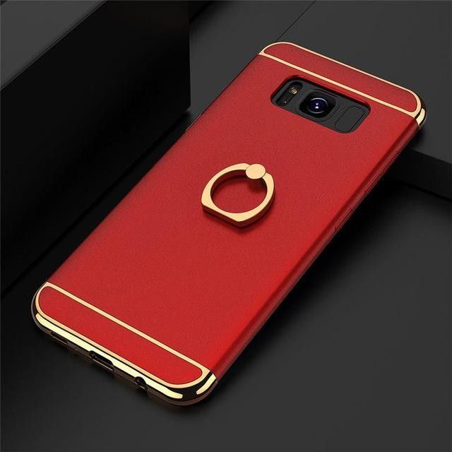 Husa Samsung Galaxy S8 Plus, Elegance Luxury 3in1 Ring Rosu