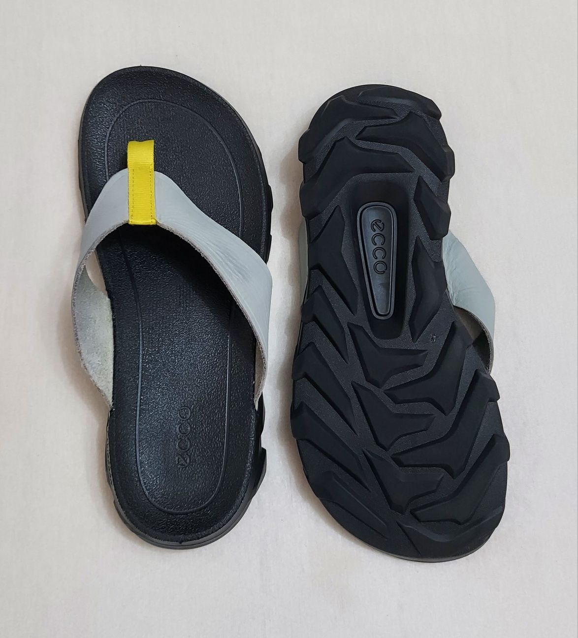 Șlapi ECCO, sandale ECCO MX FLPSIDER, piele naturală, Nr. 42 EU