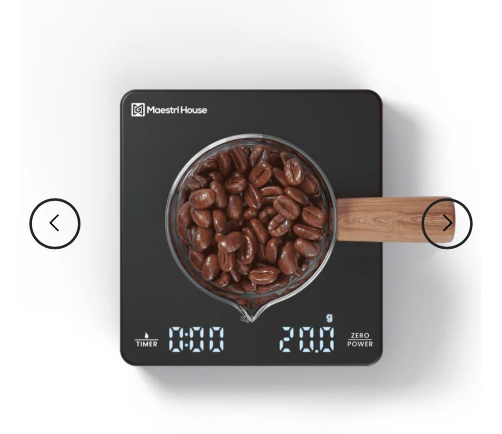 Cantar digital cafea Maestri KC-200 reincarcabil USB C ( ca NOU)