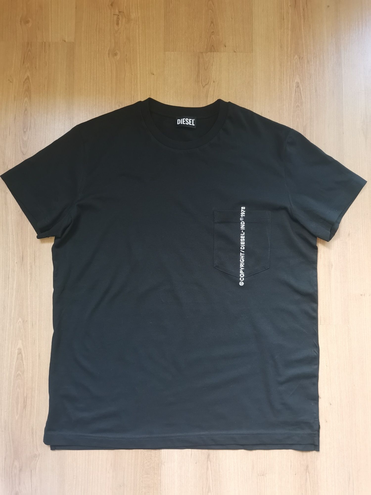 Черна тениска DIESEL T-Rubin