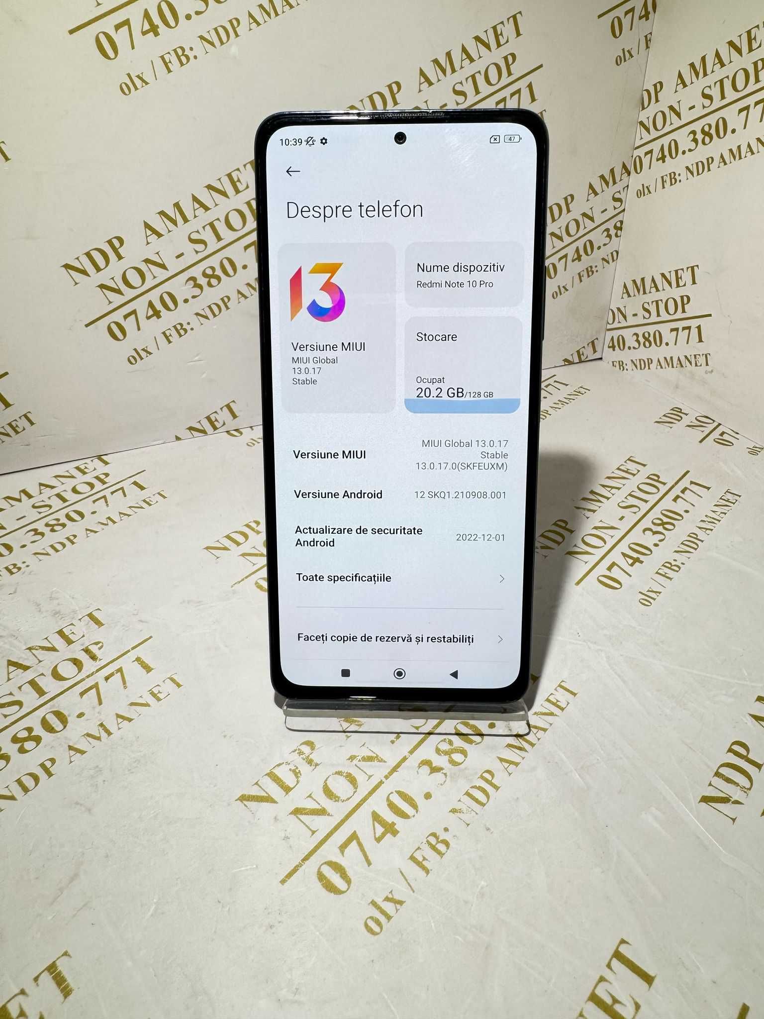 NDP Amanet Calea Mosilor 298 REDMI NOTE 10  PRO (29037)