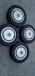 Jante tabla Bmw cu capace Vintage 15 toli impecabile