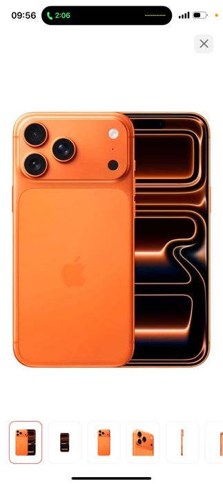 Смартфон Apple iPhone 17 Pro Max 512Gb оранжевый