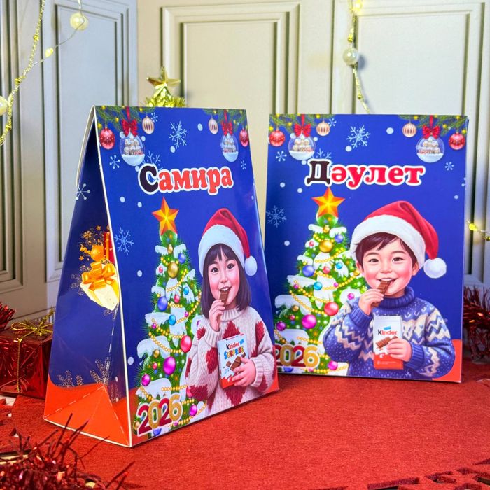 Новогодние подарочные коробки