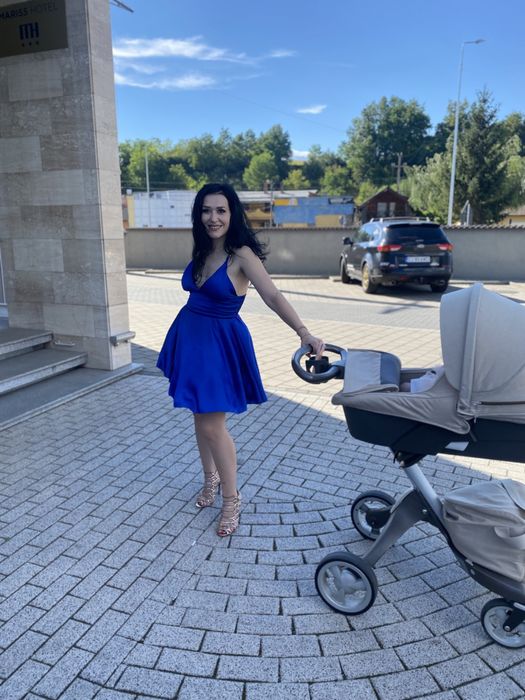 Rochita eleganta din saten, marime S