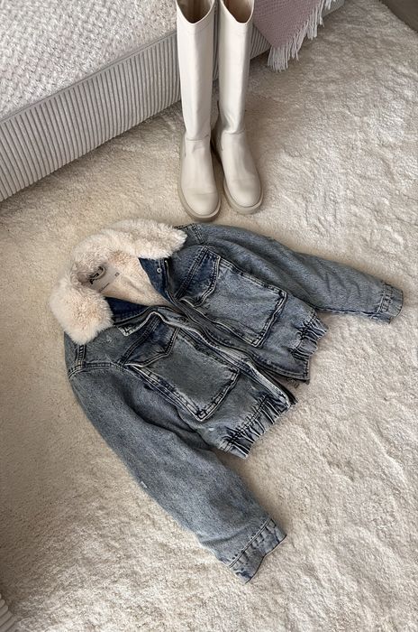 Зимно дънково яке