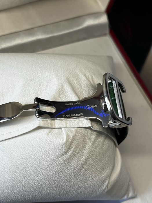 Cartier Santos Green Leather ЕДИНСТВЕН!!!