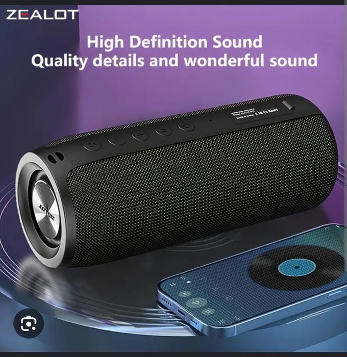 BOXA Portabil ZEALOT-S51 20W, 2 difuzoare cu BASS BOOST