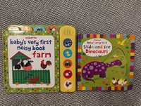 Set 2 cărți cartonate Usborne pentru bebeluși , vârstă 6 luni+