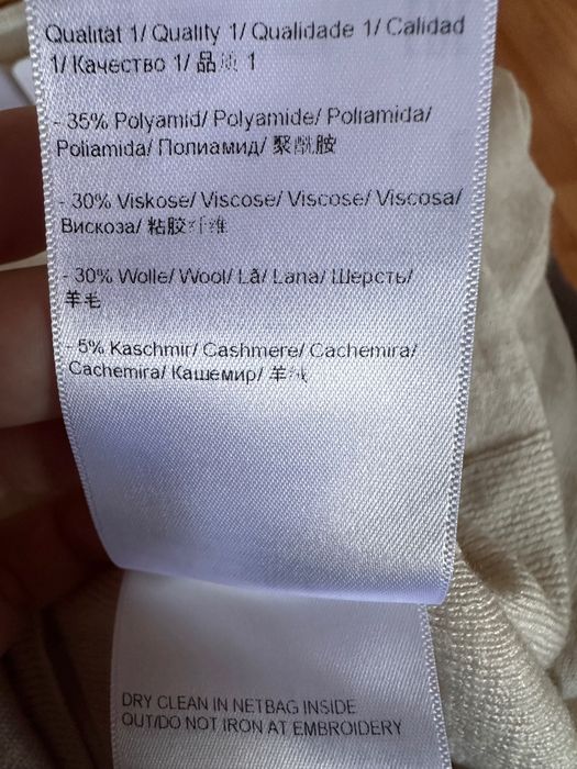 Vesta/top Escada, lana/vascoza/casmir/poliamida, L