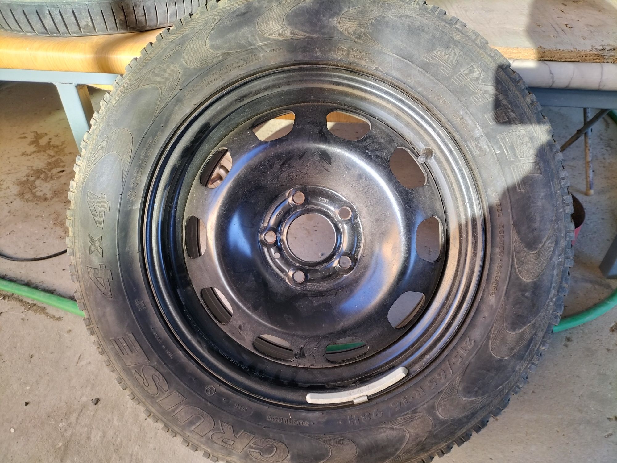 Рено дастер запасное колесо 215/65R16