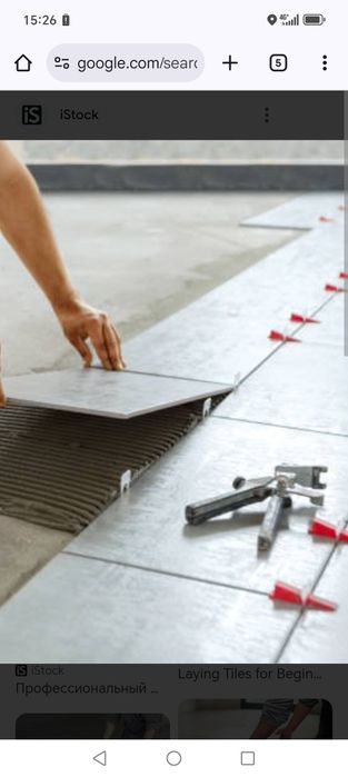 Укладка кафеля, керамагранита