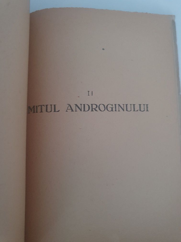 Mitul reintegrarii, Mircea Eliade, Editie Princeps, Ed Vremea, 1942