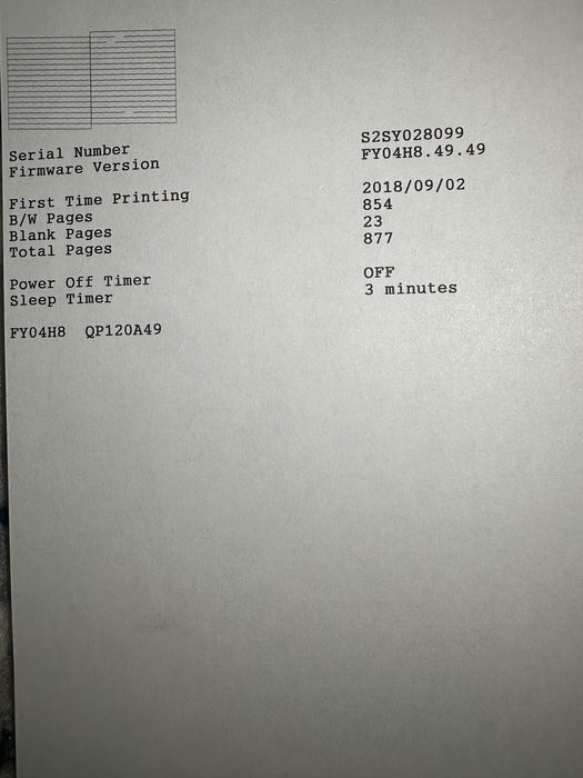 Epson M 105 Skarasnoy Oqqora Printer wifi bor Kam ishlagan Orginal