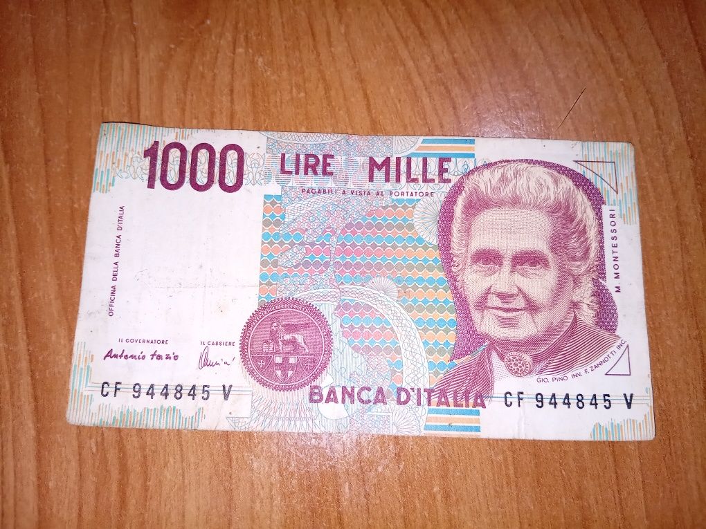 1000 lire italiene