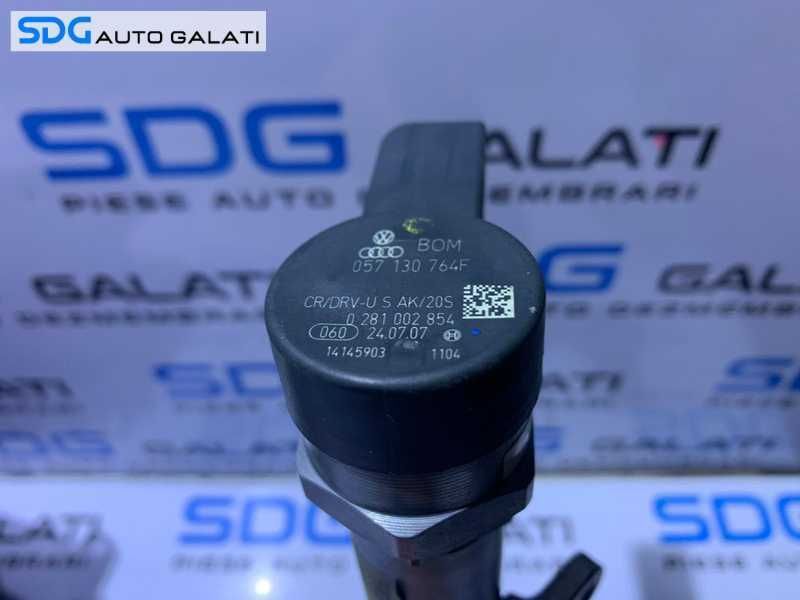 Rampa Presiune Injectoare cu Senzor Regulator Audi Q7 3.0 TDI V6 BUG BUN 2007 - 2009 Cod 059130090AG 057130764F 0281002854