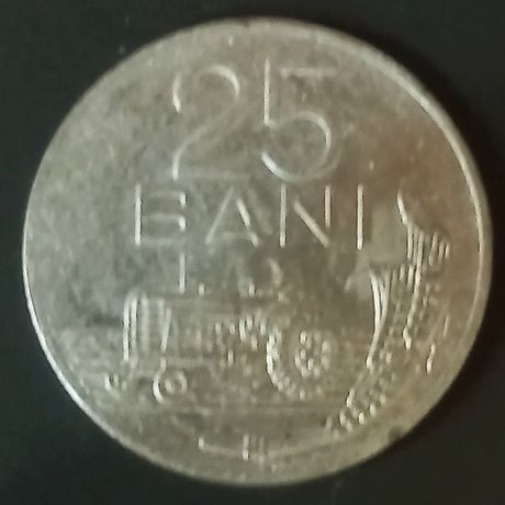Monedă 25 de bani 1966