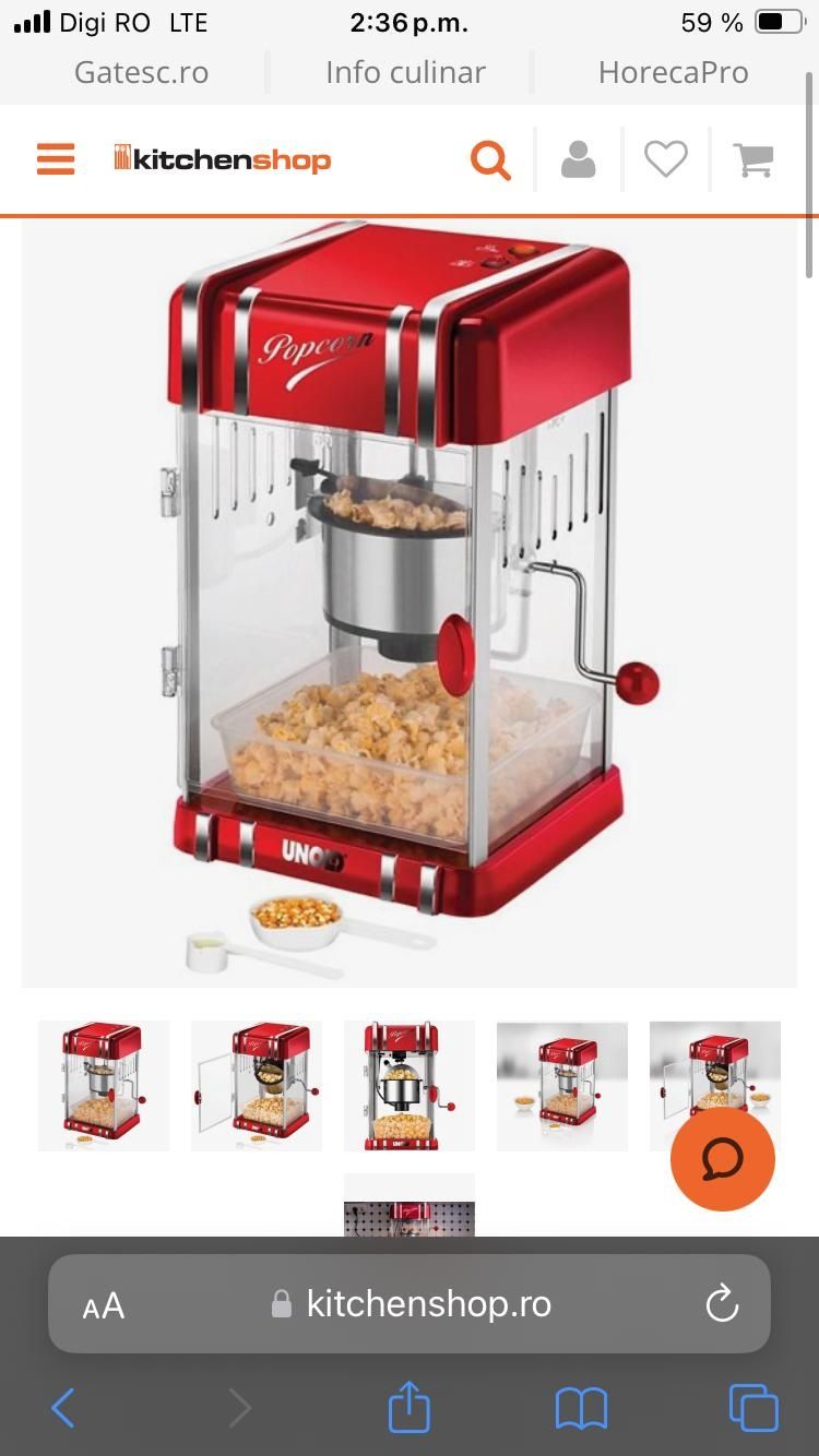 Mașină făcut popcorn