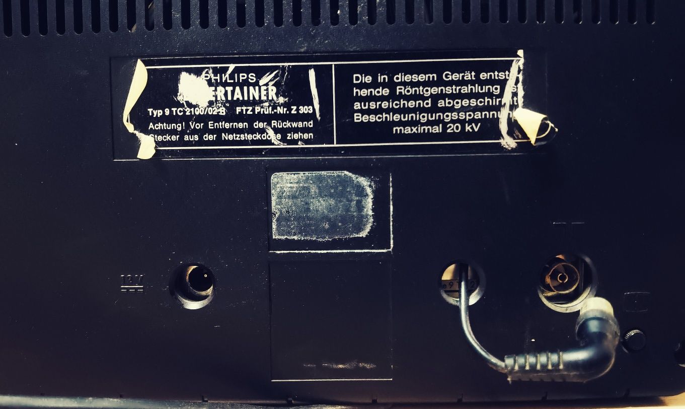 Combina radio casetofon televizor ceas Philips retro vintage colecție