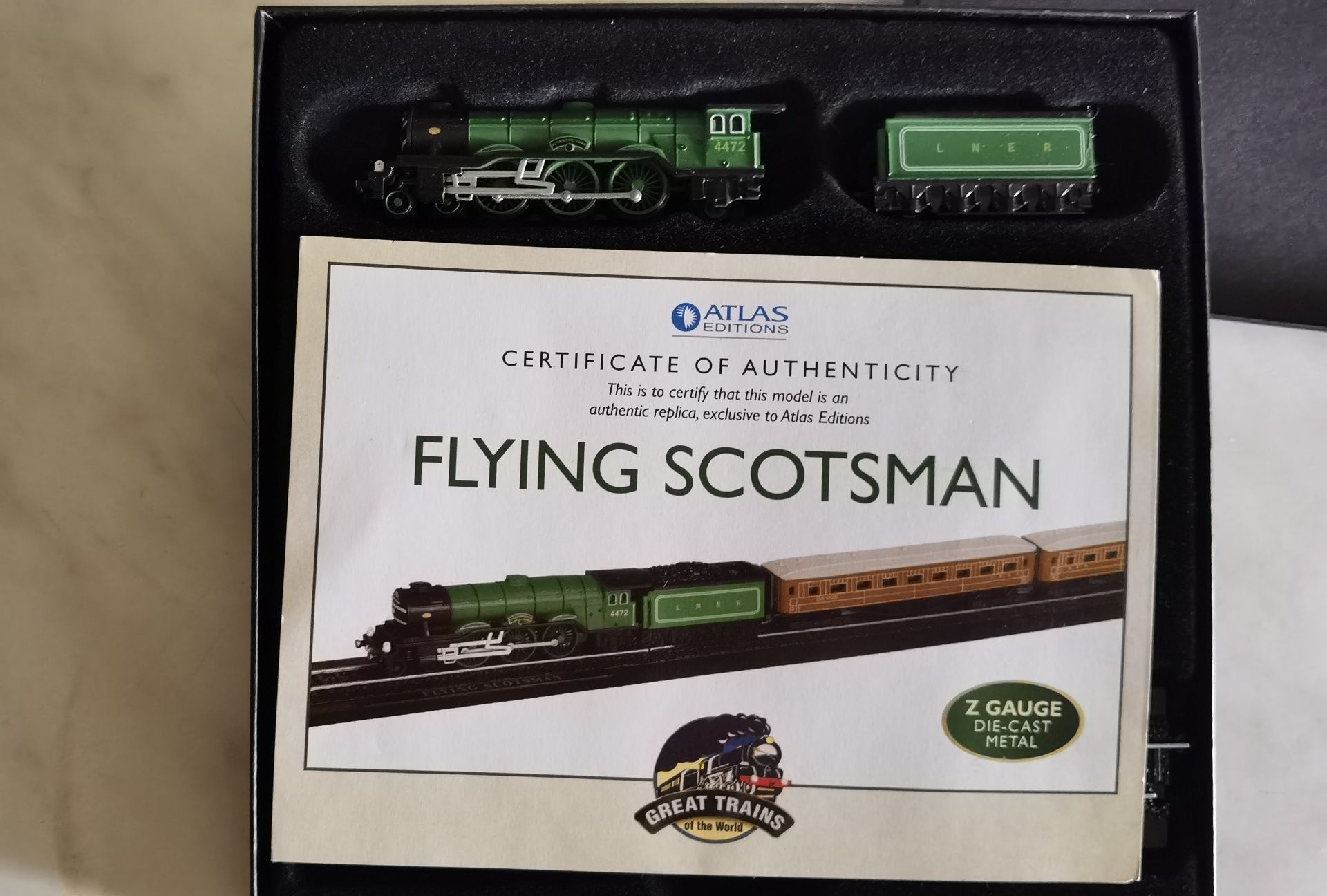 Macheta de colecție Die cast Flying Scotsman