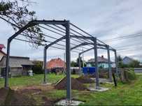 Vând structură metalică scheletul metalic 12 x 30 cu înălțime 4m 4,5 5