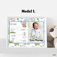 Tablouri personalizate, cadouri pentru nou născuți