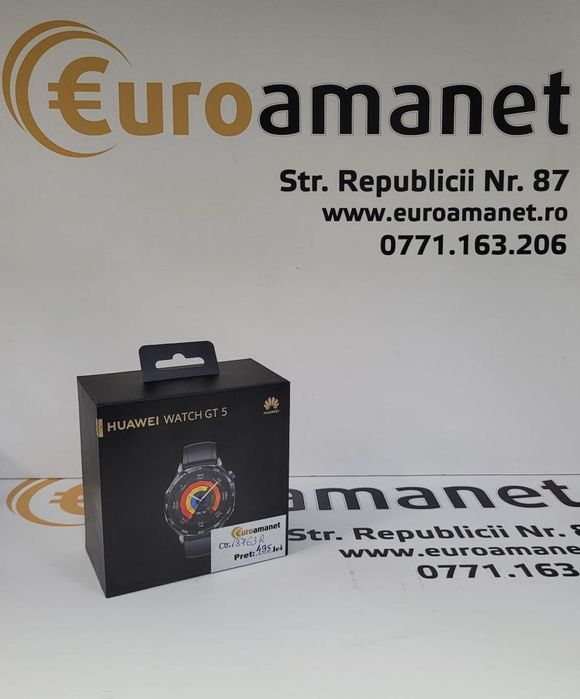 Smartwatch Huawei Watch GT 5, 41MM, Tarnish Stainless Steel Case, -G-