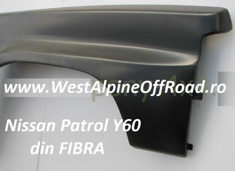 Aripa Nissan Patrol Y60 - Fabricat din FIBRA -  Stanga / Dreapta