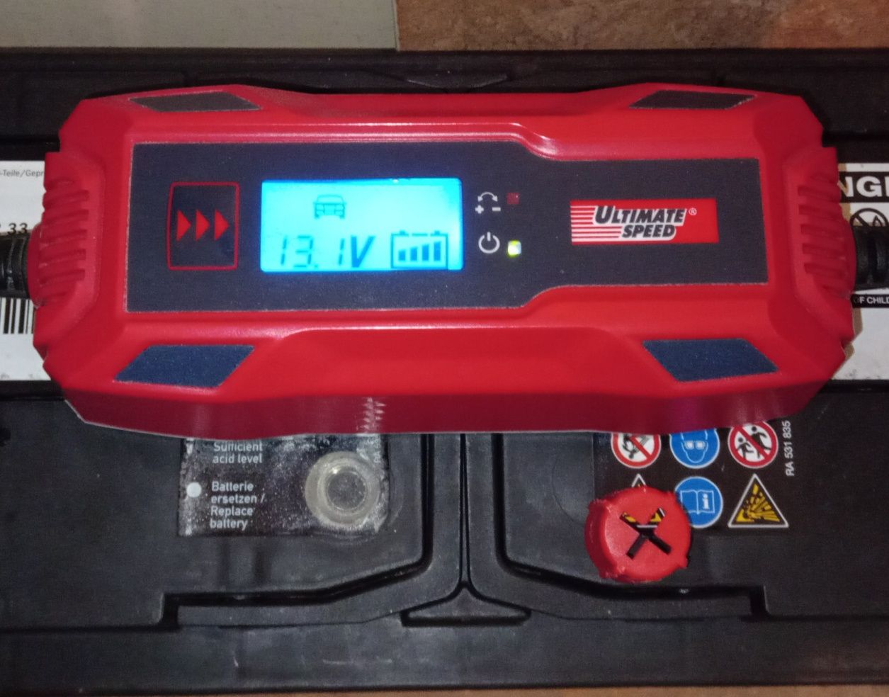 Diagnoza testare incarcare baterii auto 12V