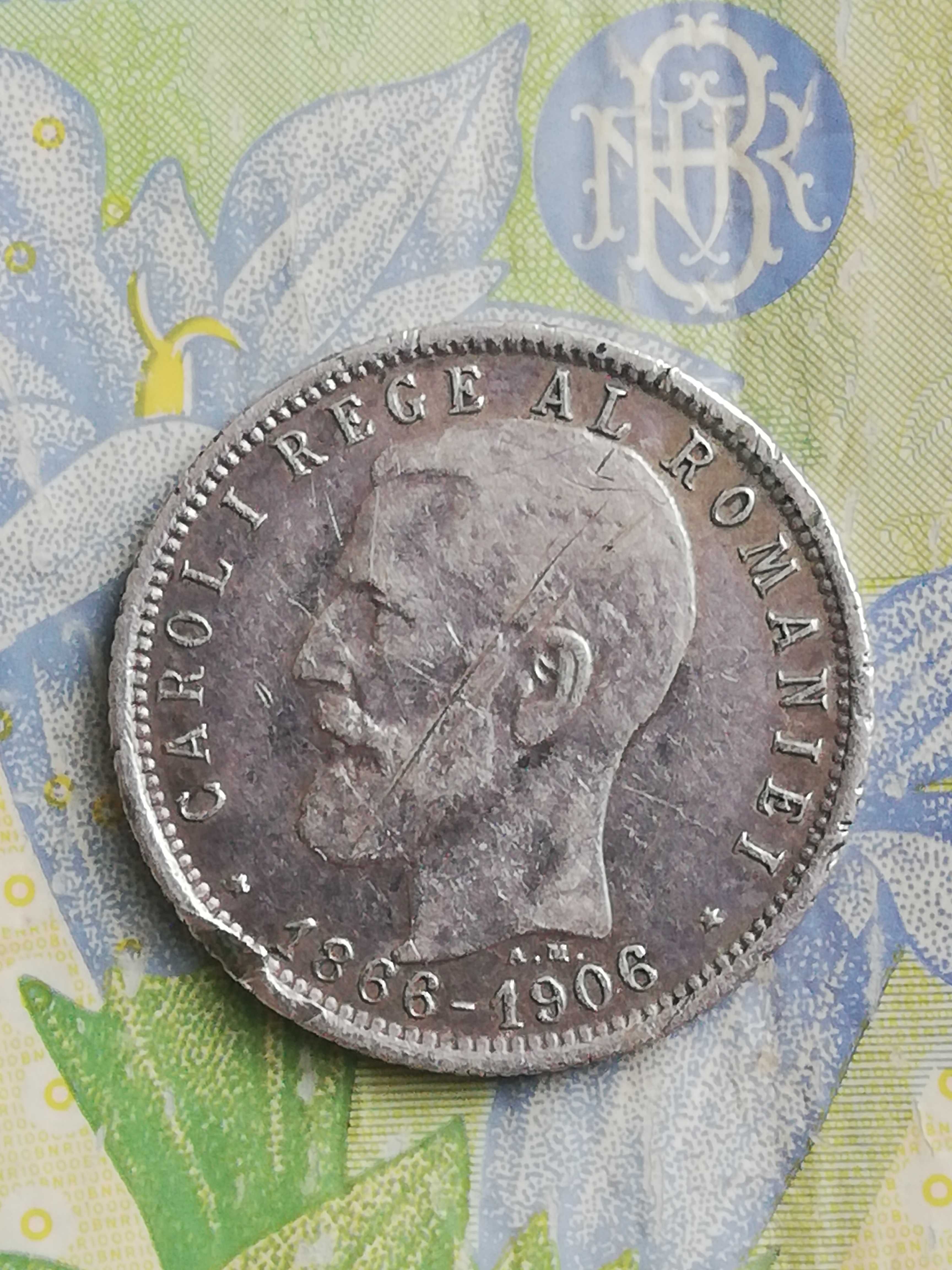 Moneda 1 LEU CAROL I 1866-1906