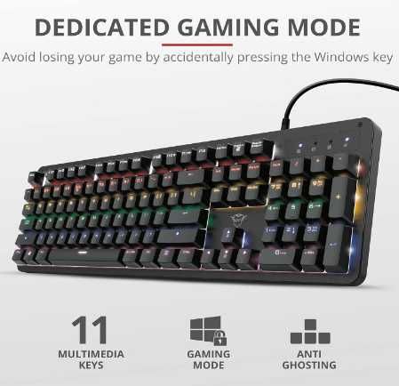Механична клавиатура Trust Gaming GXT 1863