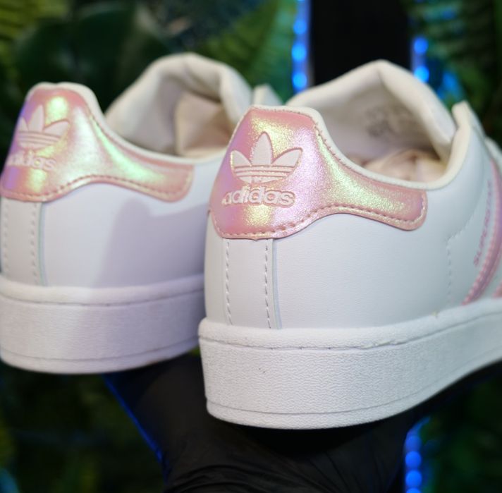 Adidas Superstar (36-40) Бели с Розови Ленти