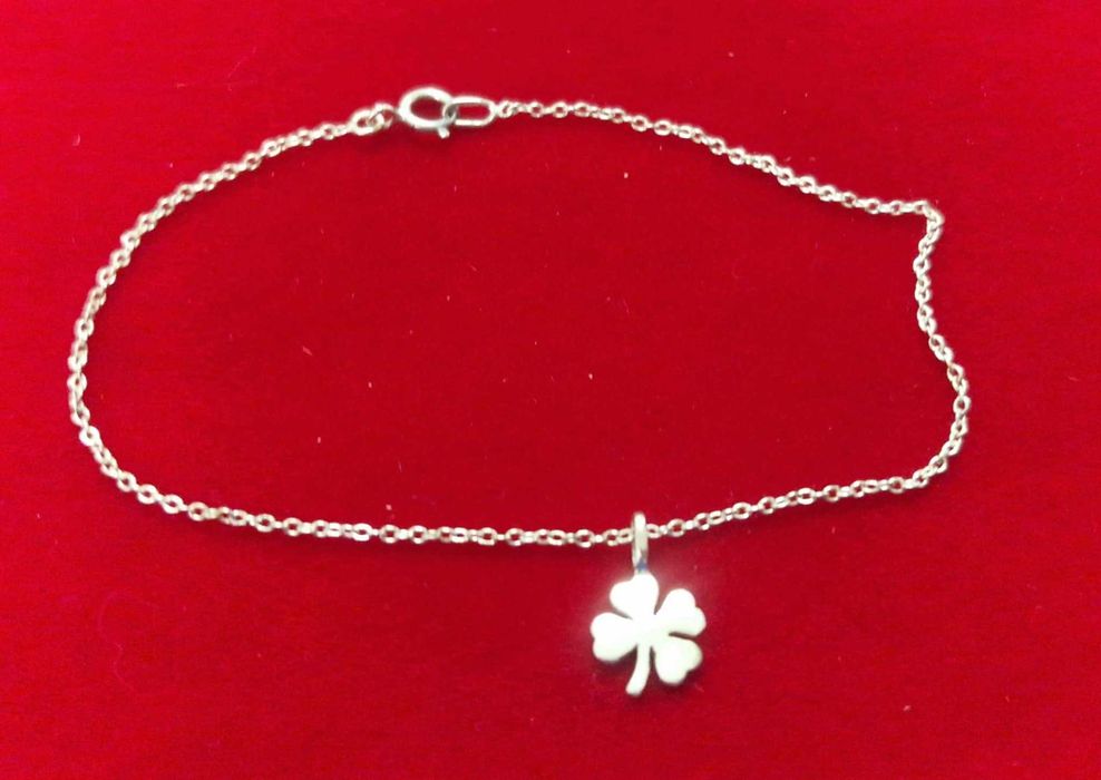 AG169,bratara argint 925,noua/marcata, trifoi, ideal cadou