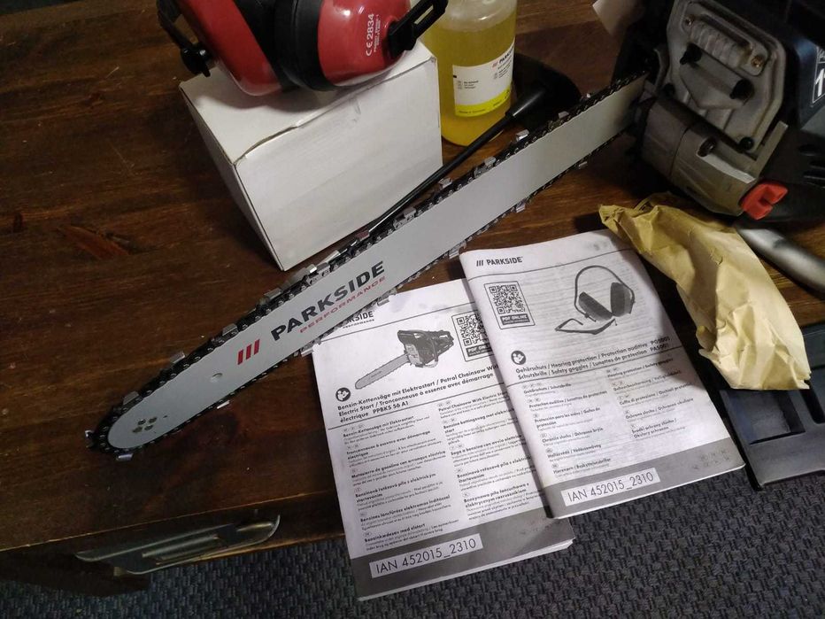 Drujba benzina PARKSIDE PERFORMANCE® PPBKS 56 A1 cu electrostart NOU