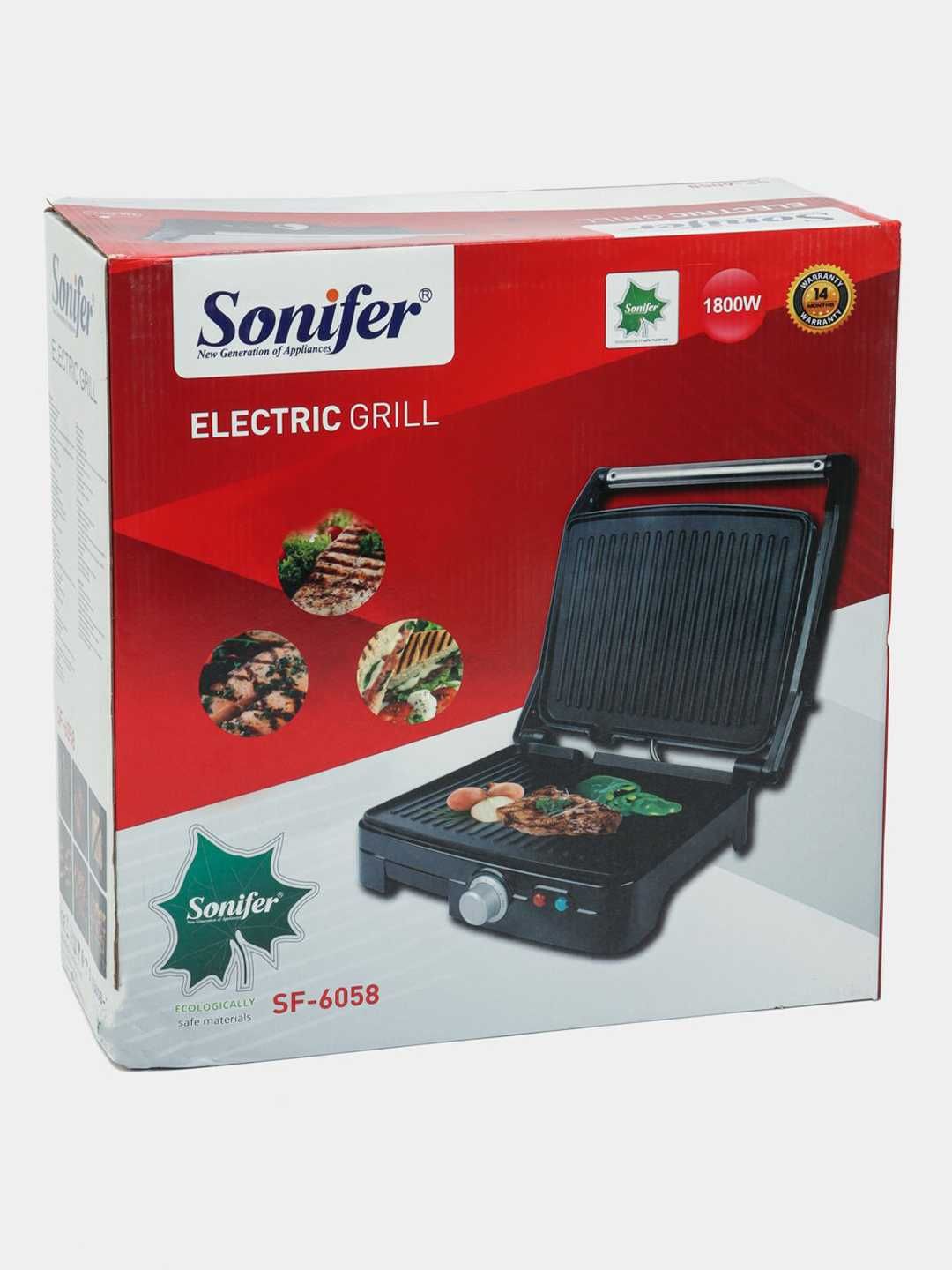 Электрический гриль Sonifer SF-6058 Elektr gril Sonifer SF-6058