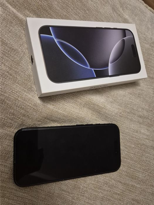 Iphone 16 Pro black ca nou impecabil 100% baterie in garantie