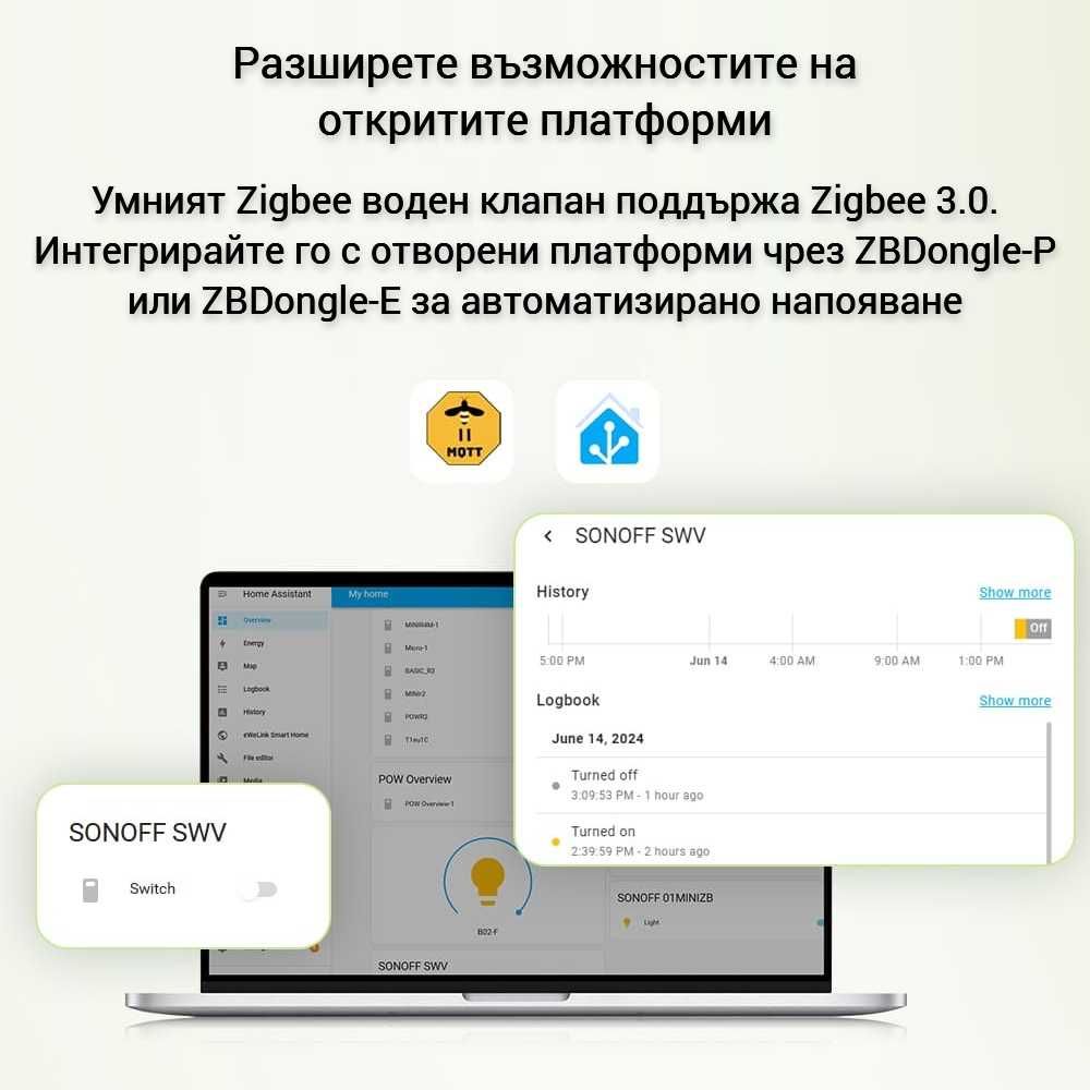 SONOFF SWV – ZigBee Смарт клапан за напояване