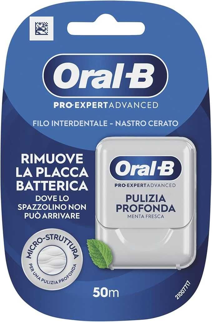 Комплект от 11 конци за зъби, Oral-B Pro-Expert Advanced, 50 м, мента