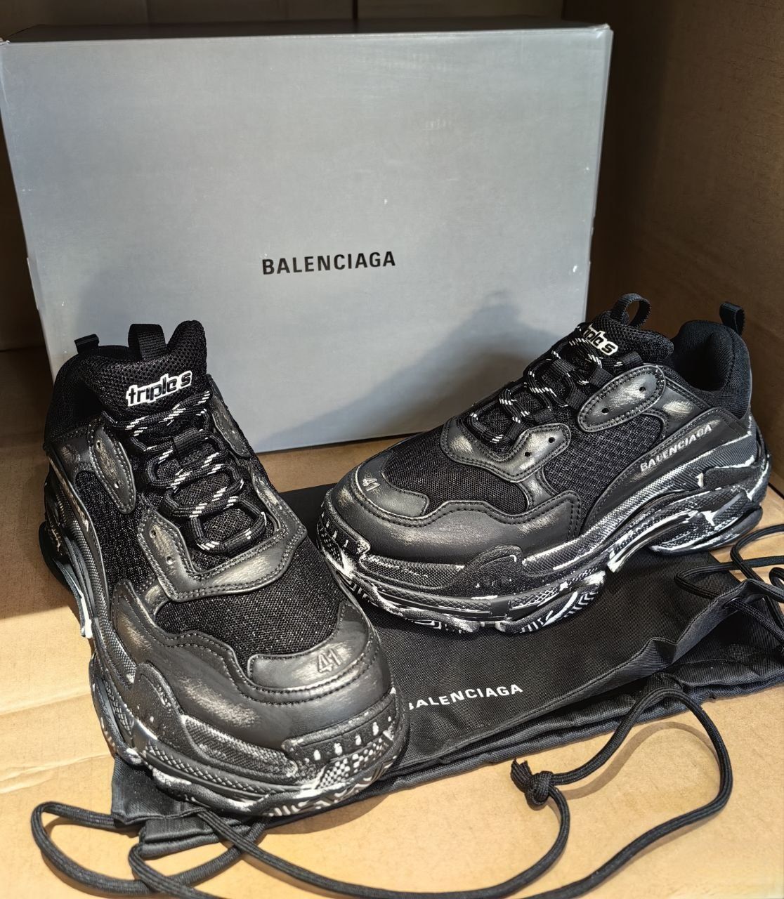 Маратонки Balenciaga triple S обувки кецове