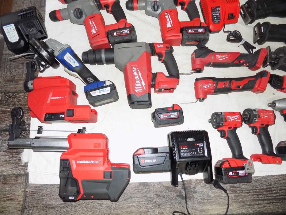 Milwaukee M18 CHX , M18 CSX , HD 18 SX , M18 FRAD 2 , Flex 18V Berner