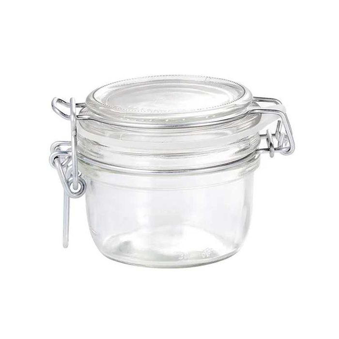 Банка стеклянная Fido 125 мл с крышкой — стекло, новая, для подачи