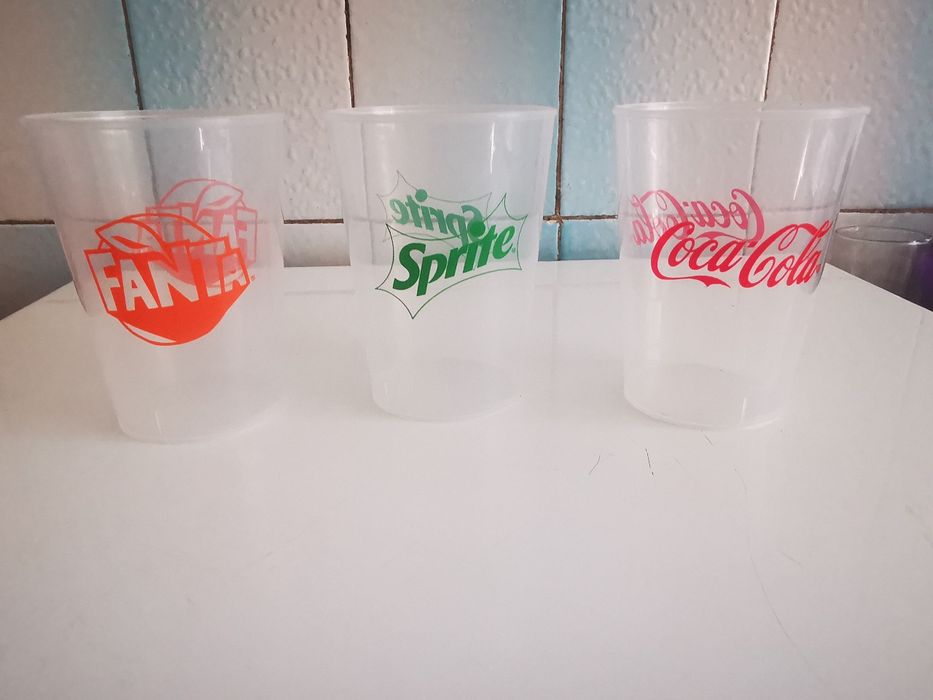 Pahare Coca Cola Fanta Sprite