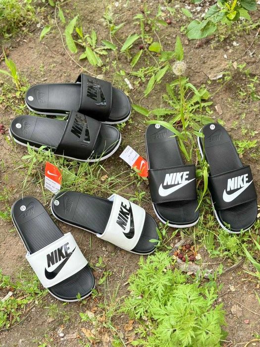 Nike шлепки мужские (тапочки, сланцы, шлепанцы) (1078)