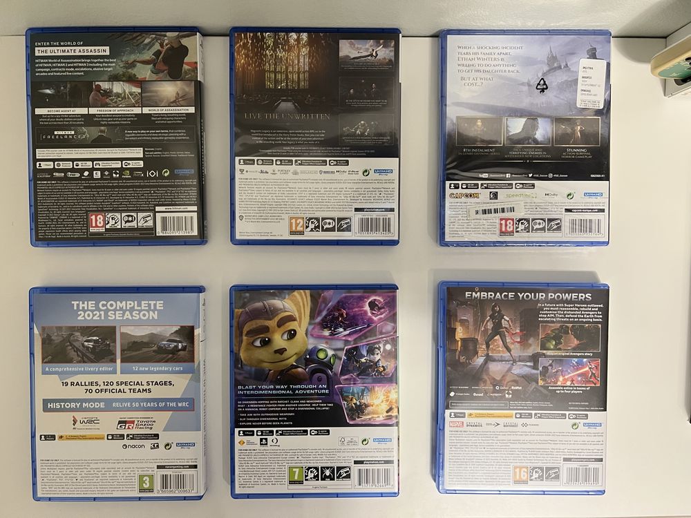 Продавам лот от PS4 и PS5 игри