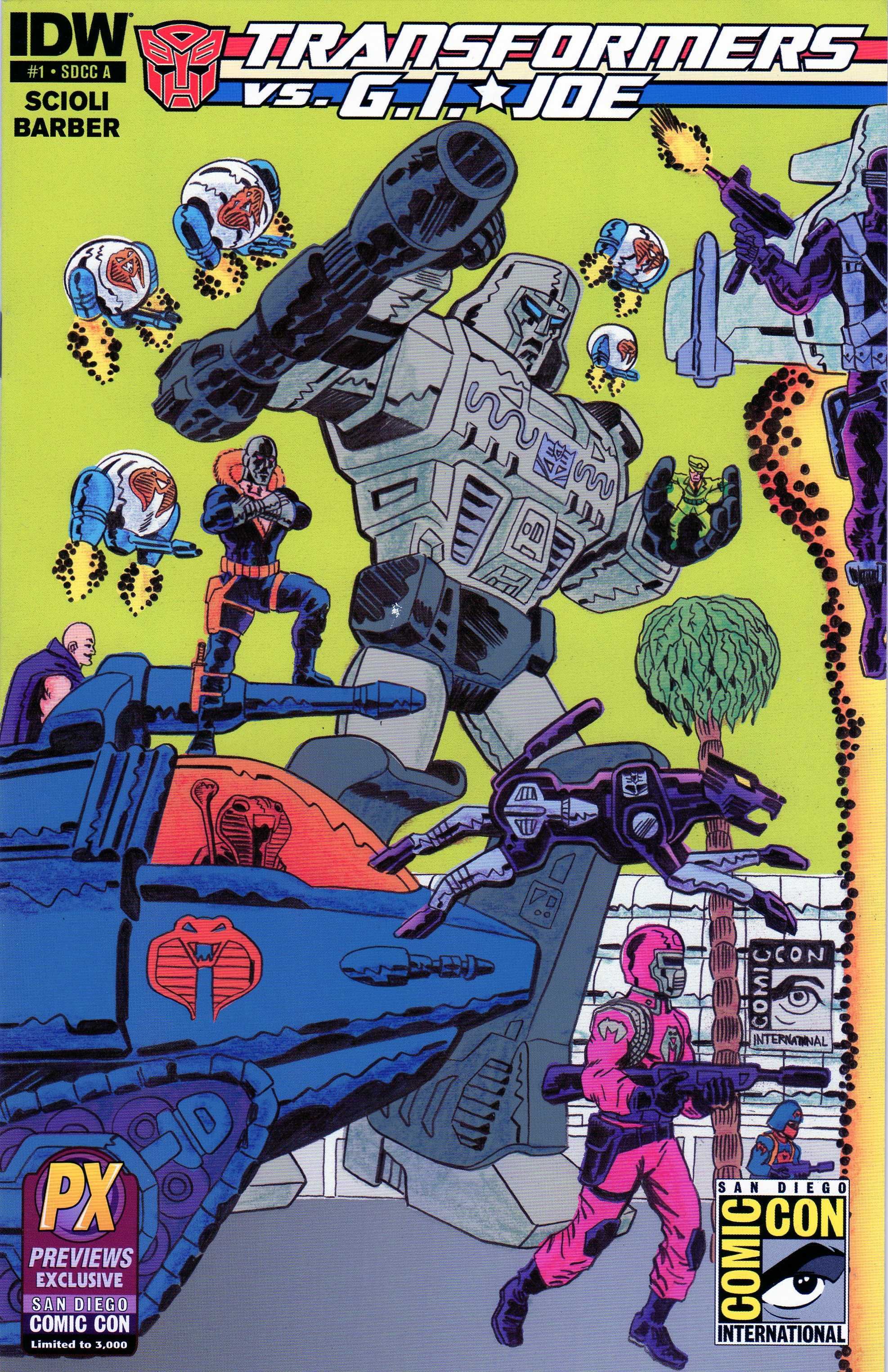 Transformers #1 Infiltration Devastation Transformers vs. G. I. Joe