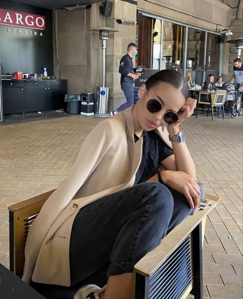 RAY BAN Round flat lenses оригинални слънчеви очила