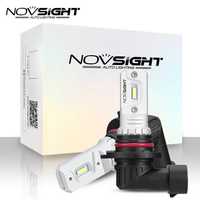 Set becuri LED Novsight HB3 HB4 9005 9006 2000 lumeni 16w