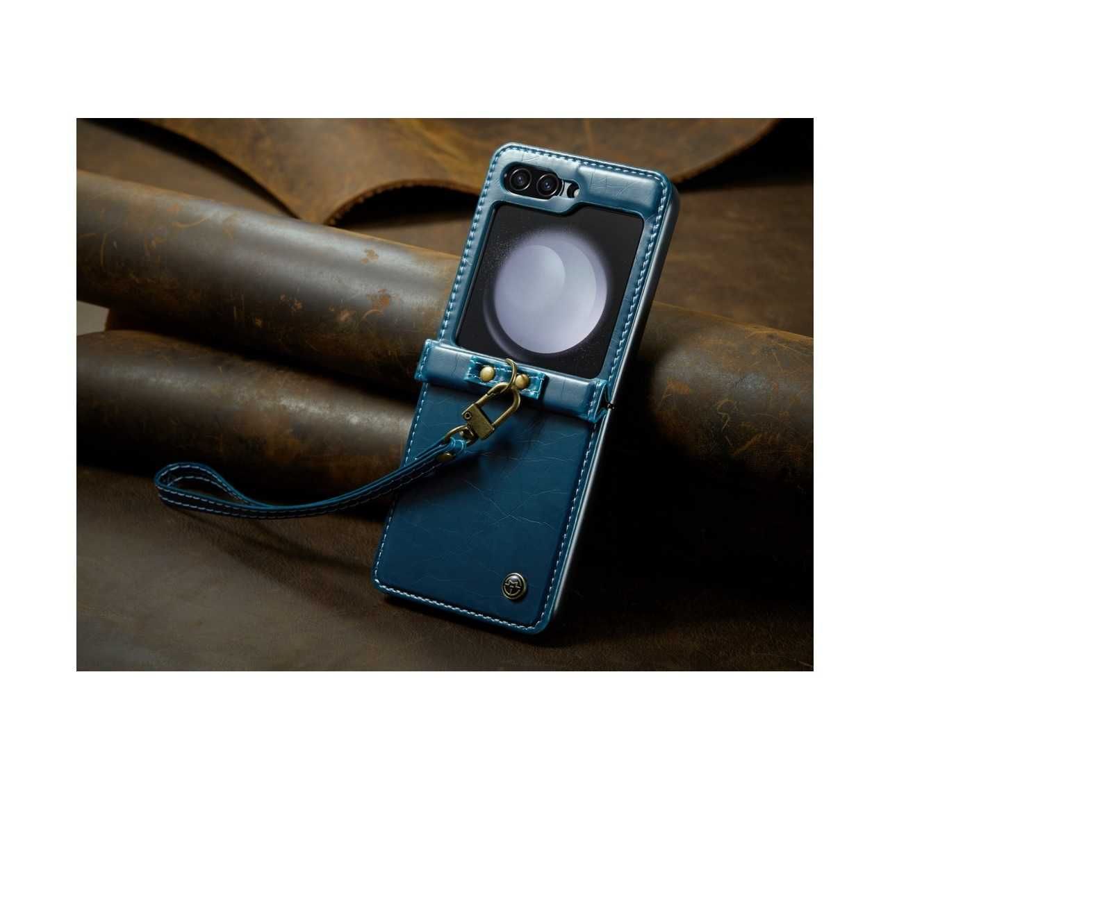 Husa piele inel curelusa mana detasabila SAMSUNG Galaxy Z Flip6 5 5G