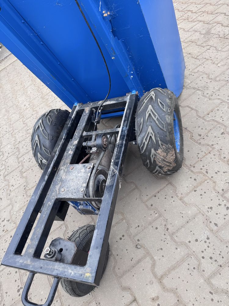 Roaba electrica , proiect nefinalizat ,volum  mare,remorcuta atv