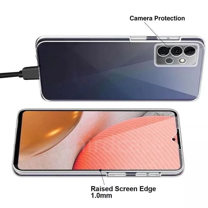 Husa silicon cu protecție camera Samsung  A32 , A52 , A53 , A72, A03S